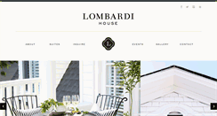 Desktop Screenshot of lombardihouse.com